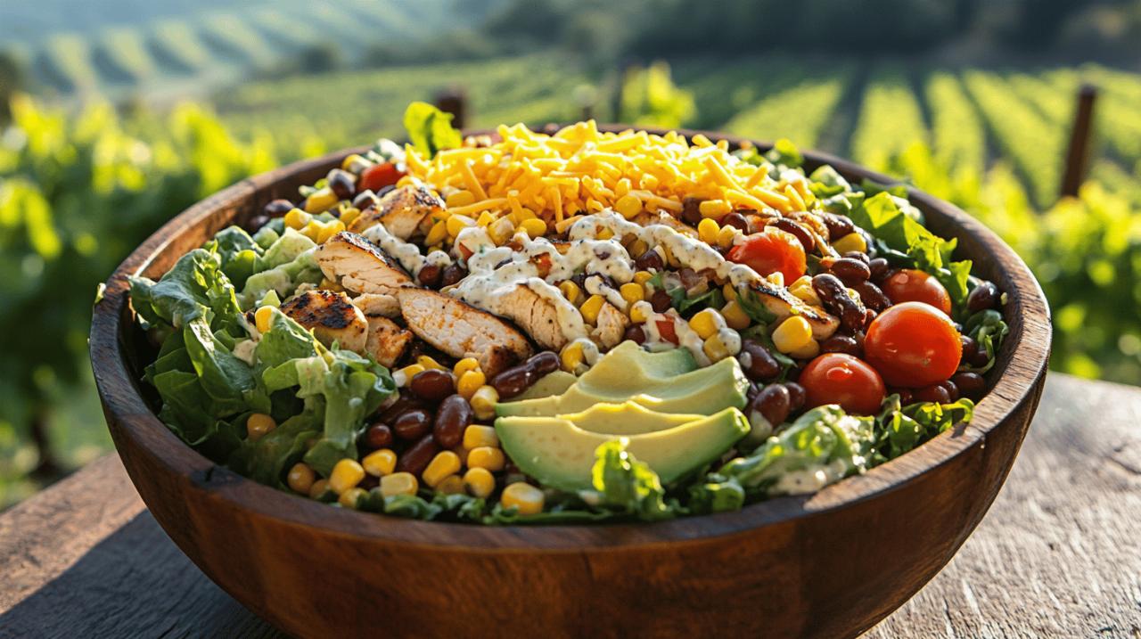 Les secrets d’une salade du sud-ouest avec vinaigrette taco ranch digne d’un restaurant