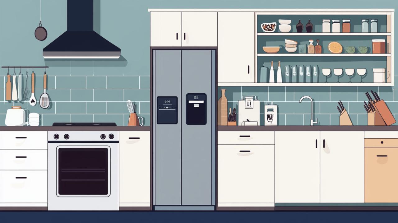 Comment determiner la taille standard d’un frigo americain pour votre cuisine